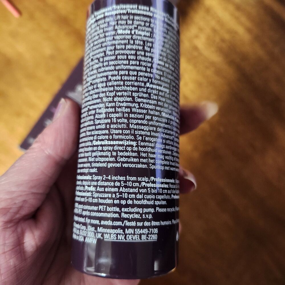 Aveda Invati Advanced Scalp Revitalizer 5 oz / 150ml Solutions for Thinning NOS - Picture 7 of 12